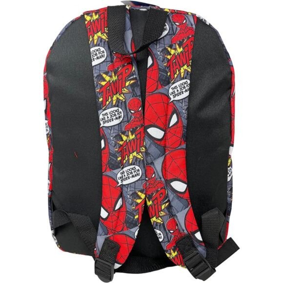 Fast Forward Spiderman 16 inches Allover Print Large Backpack- VERP - Picture 3 of 5